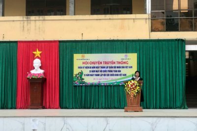 TRƯỜNG THPT BẮC LÝ LONG TRỌNG TỔ CHỨC BUỔI NÓI CHUYỆN TRUYỀN THỐNG